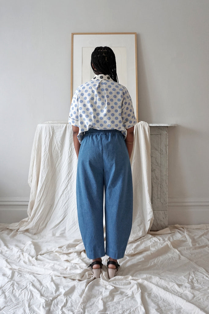 FLOR ARCA PANTS FADED BLUE JEAN