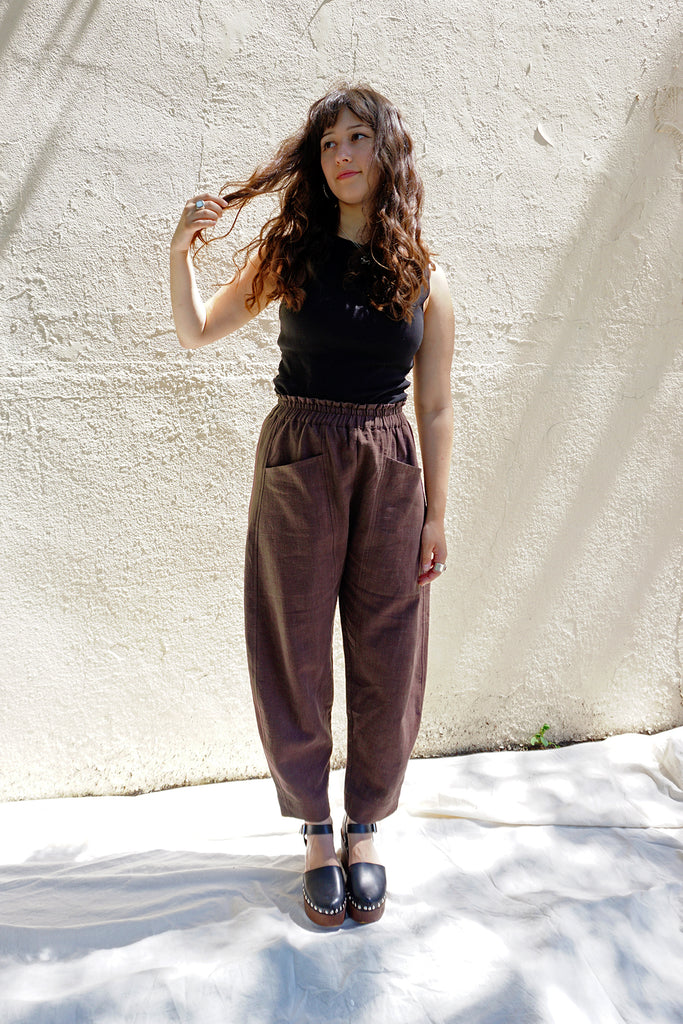 FLOR ARCA PANTS - CRÉME/GREIGE