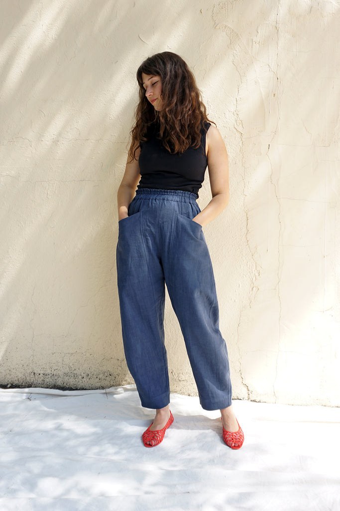 FLOR ARCA PANTS - CRÉME/GREIGE