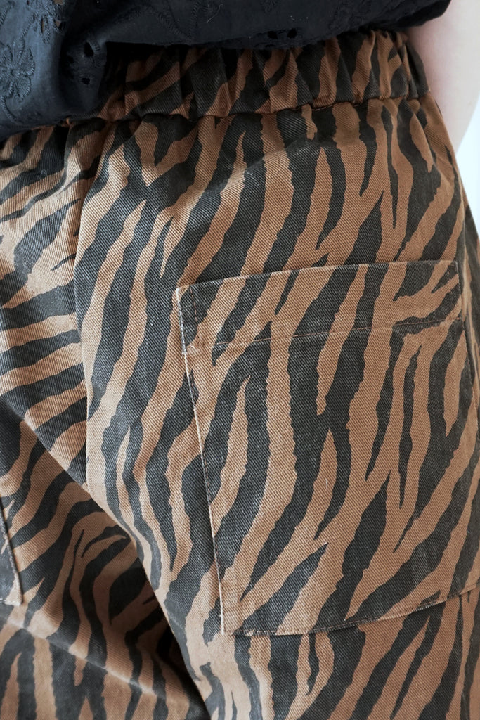 JUNOT PANTS COCOA ZEBRA