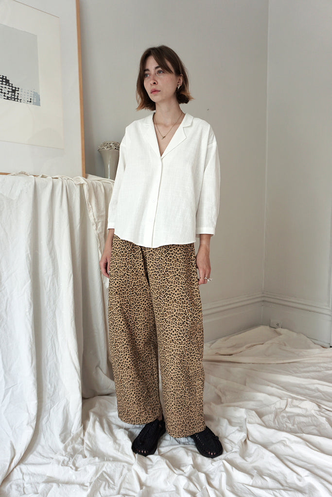 JUNOT PANTS BABY LEOPARD