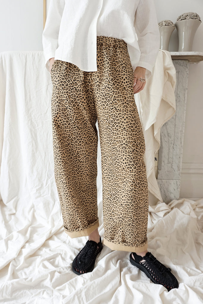 JUNOT PANTS BABY LEOPARD