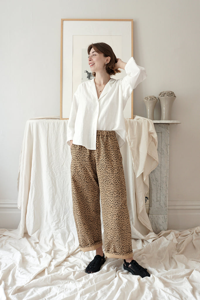 JUNOT PANTS BABY LEOPARD