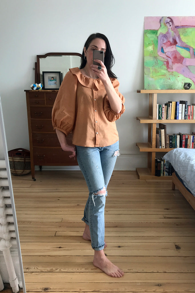 DELL'ARTE BLOUSE PINK CLAY