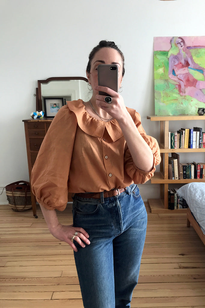 DELL'ARTE BLOUSE PINK CLAY