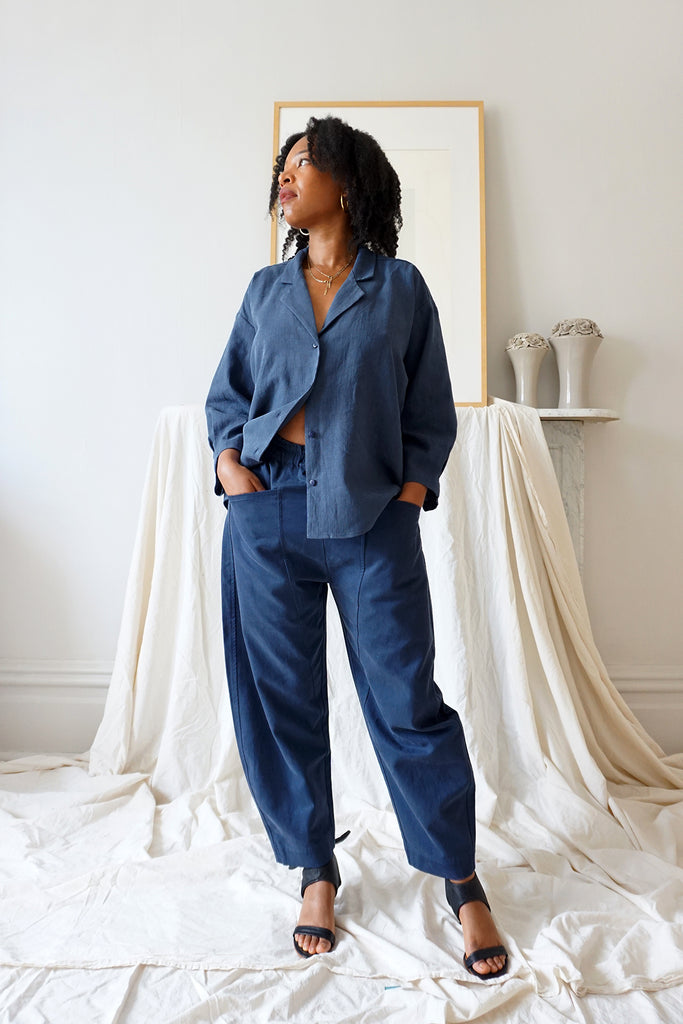 BLOUSE DAPHNE - BLEU OMBRE