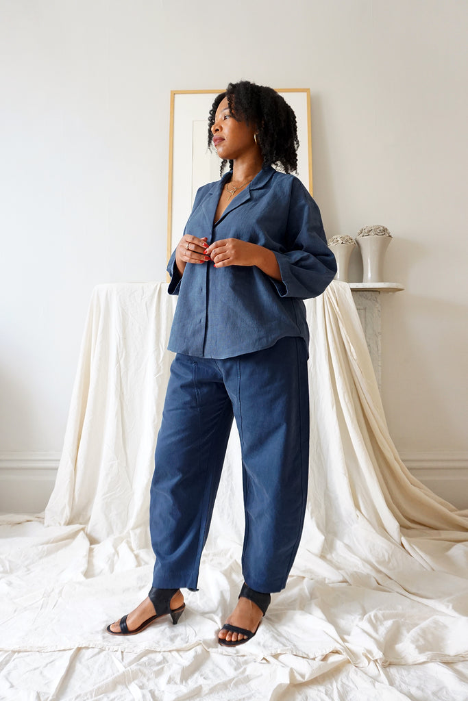 BLOUSE DAPHNE - BLEU OMBRE