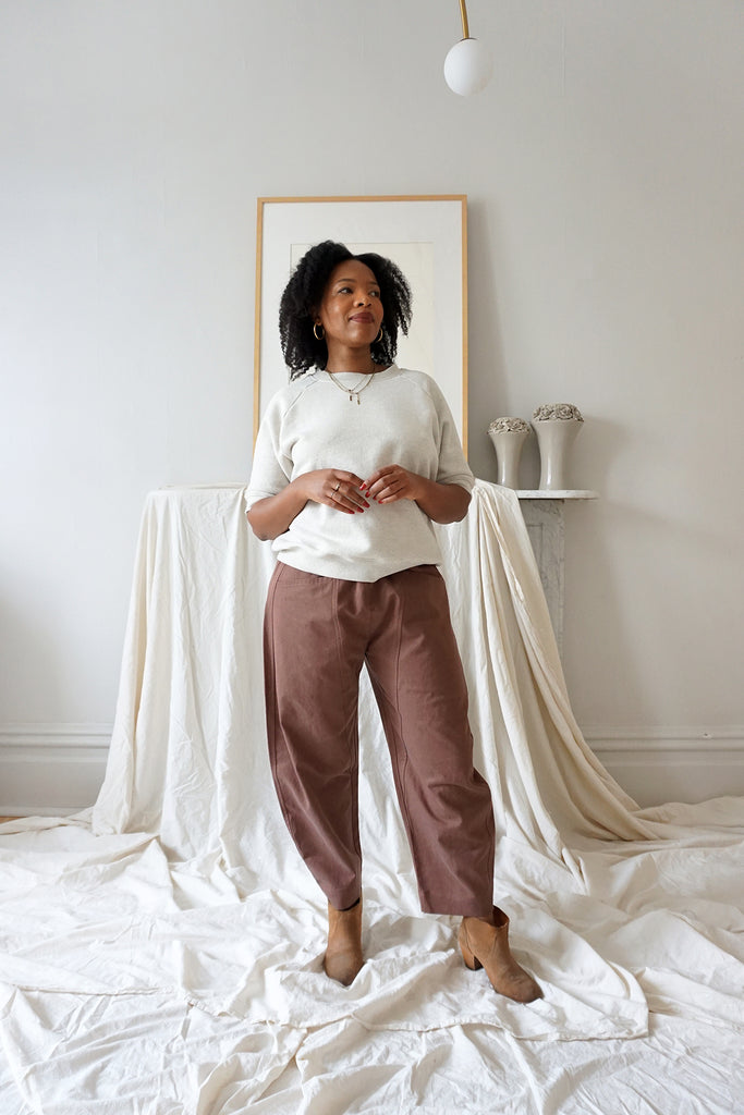 FLOR ARCA PANTS - MILK CHOCOLATE