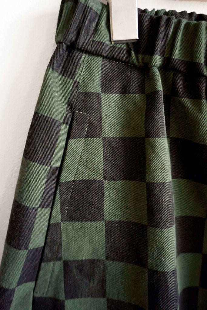 PANTALONS JUNOT - HARLEQUIN VERT