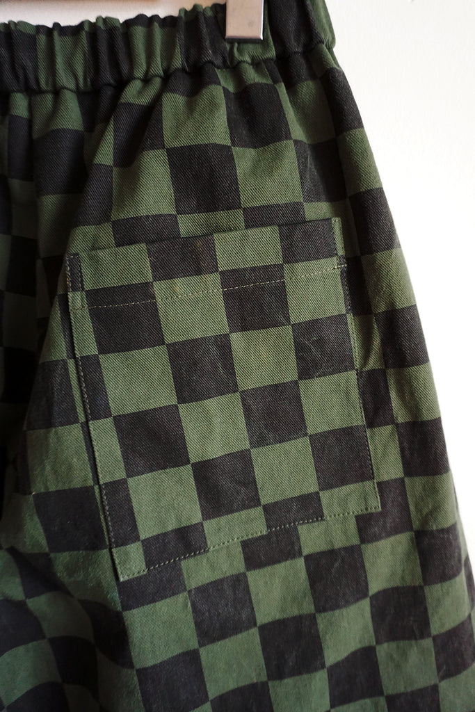 PANTALONS JUNOT - HARLEQUIN VERT