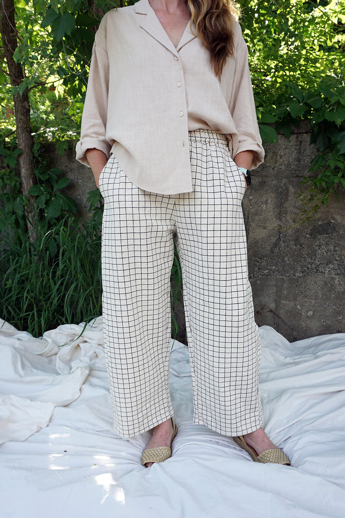 JUNOT PANTS - WINDOWPANE