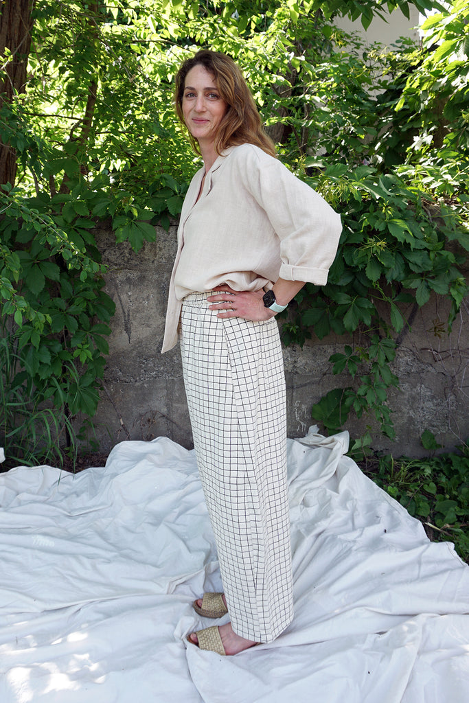 JUNOT PANTS - WINDOWPANE