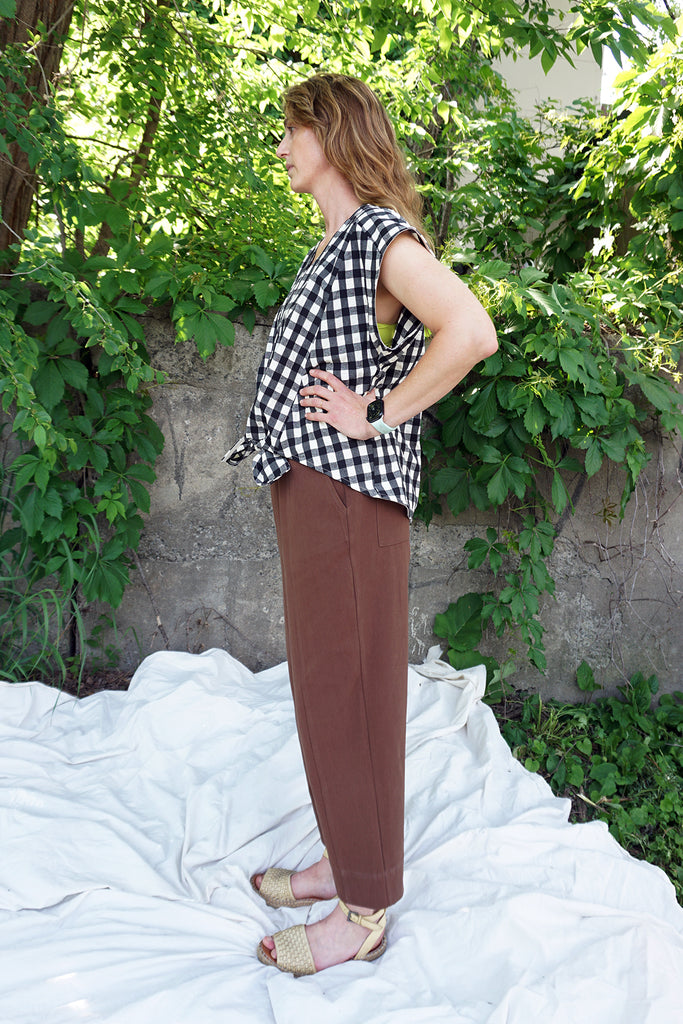 ESHE BLOUSE - GINGHAM