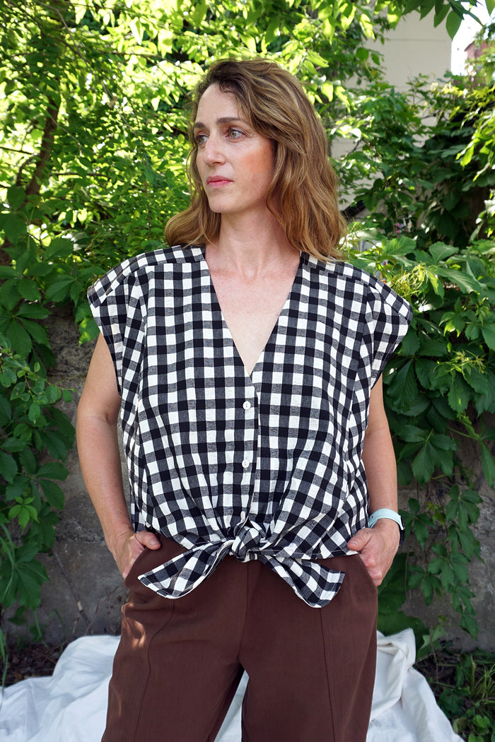 ESHE BLOUSE - GINGHAM