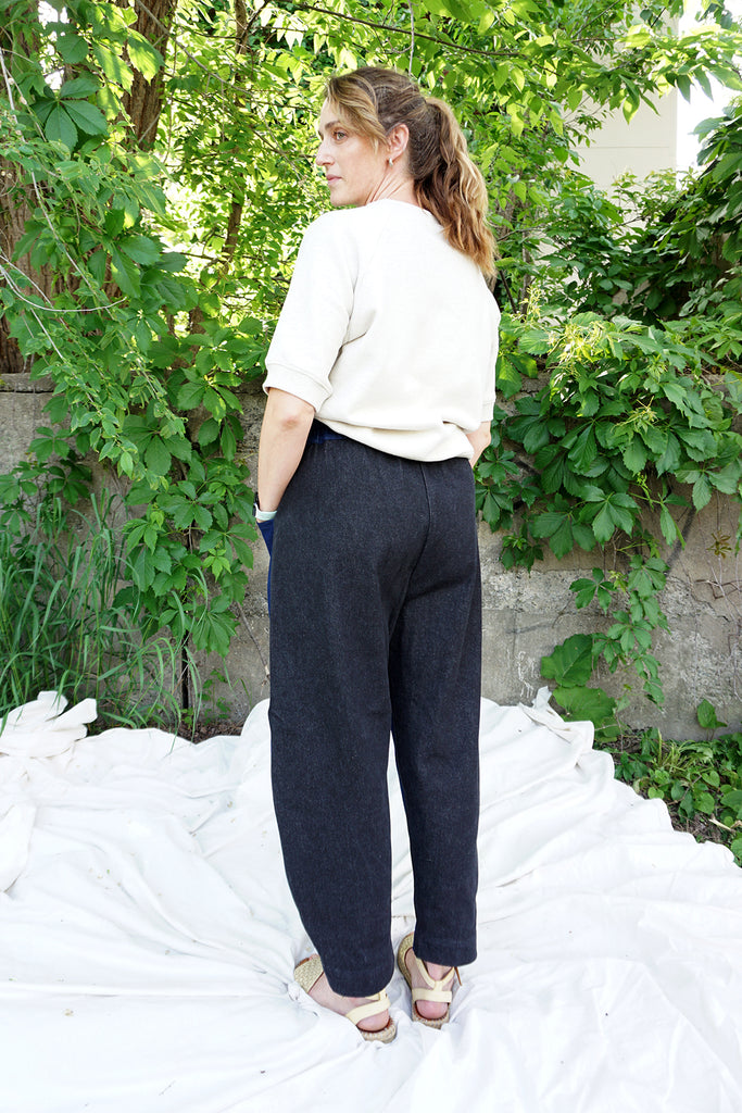 FLOR ARCA PANTS CRISS CROSS DENIM