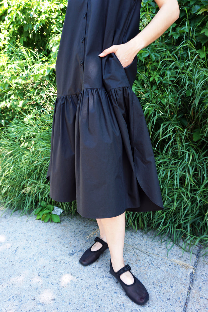 PRAIRIE DRESS - BLACK