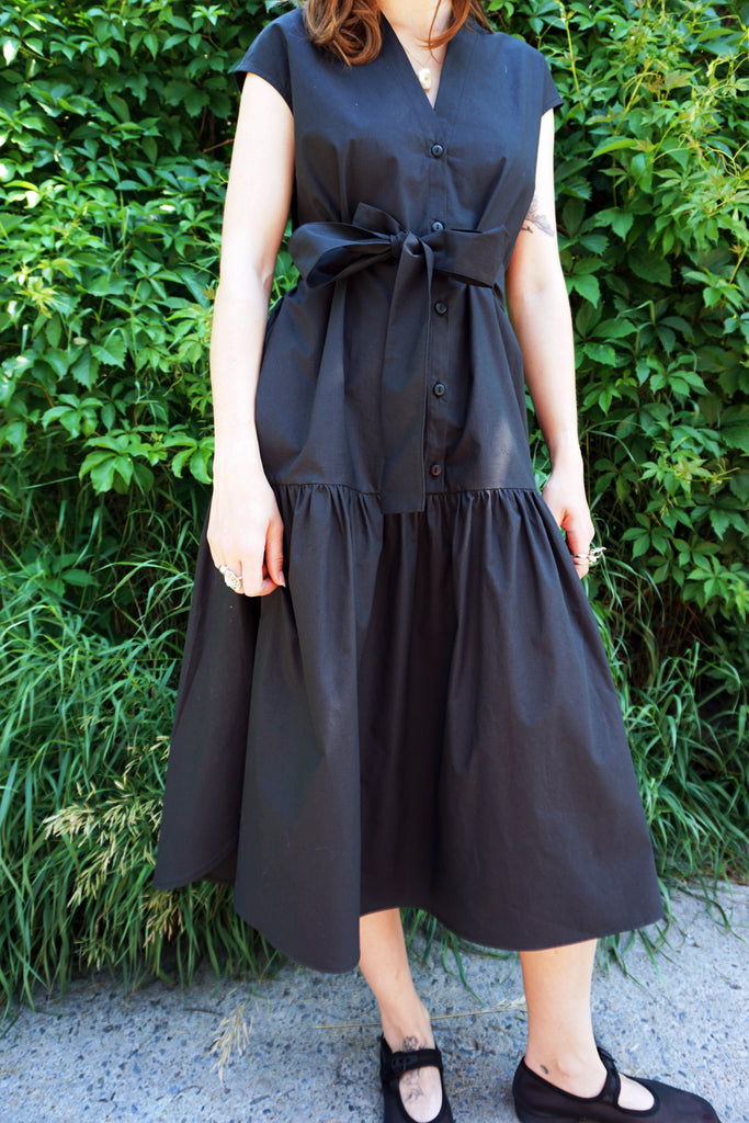 PRAIRIE DRESS - BLACK
