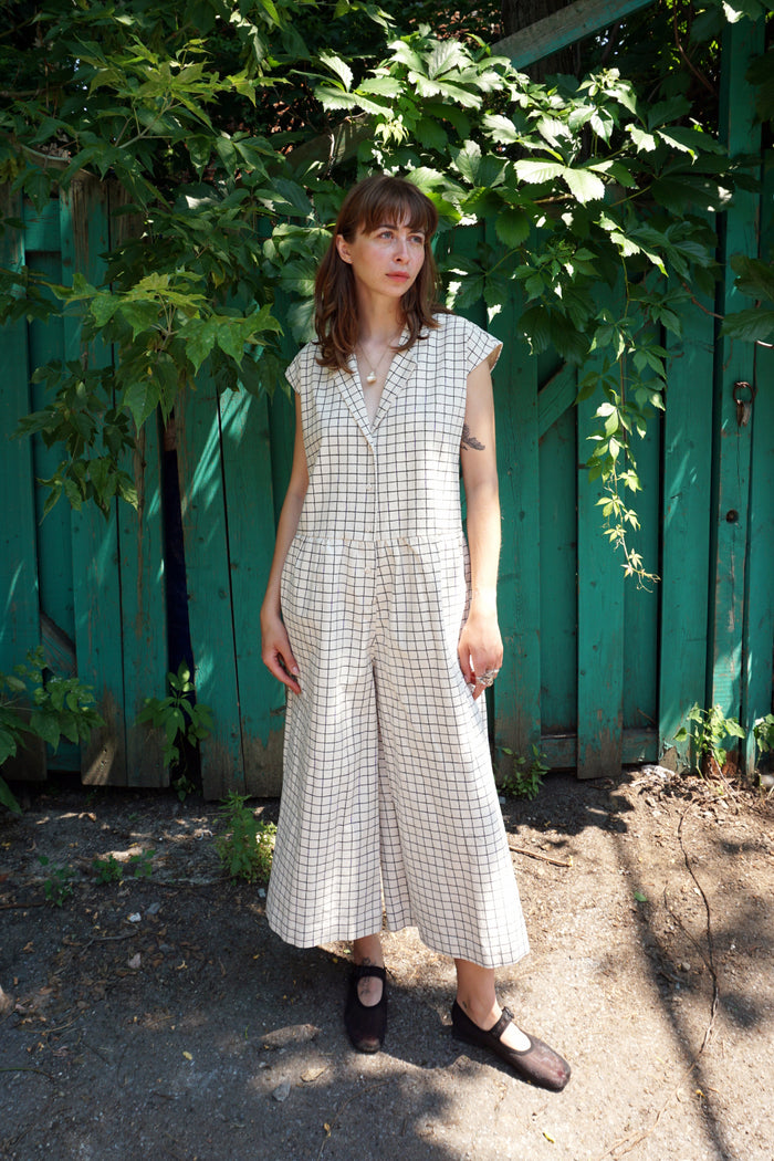 AGNES JUMPSUIT - WINDOWPANE
