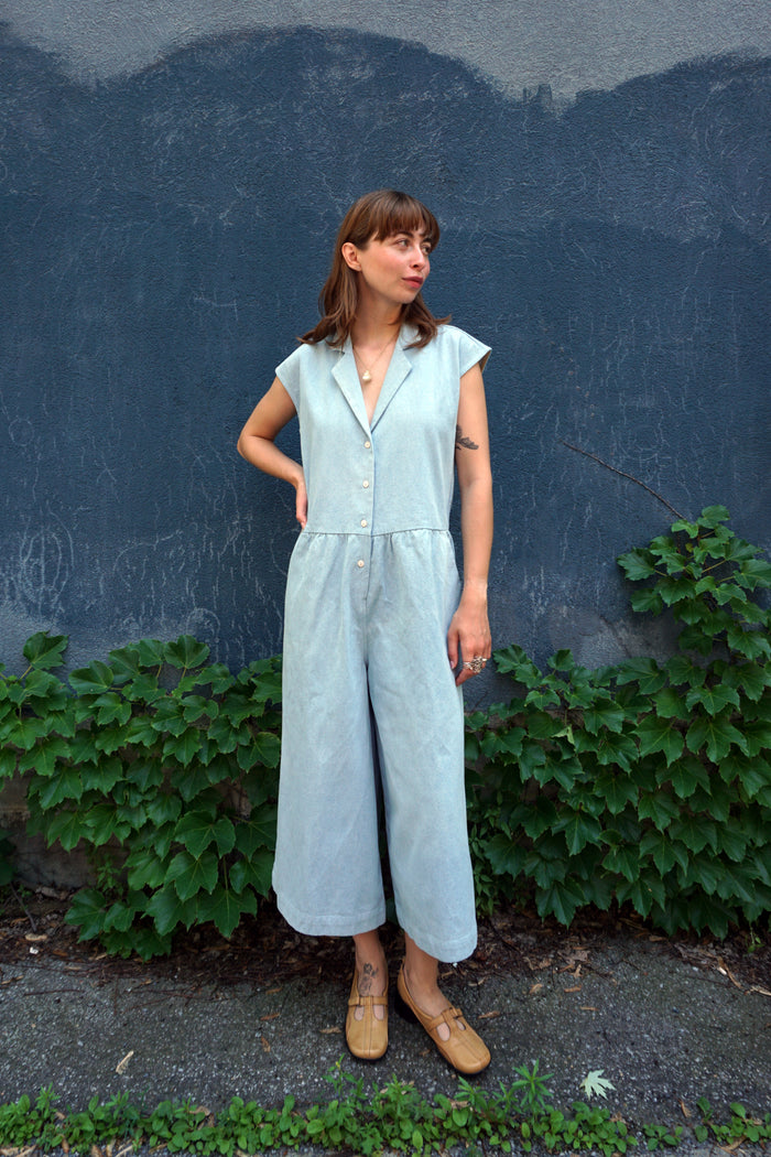 AGNES JUMPSUIT - ICY DENIM