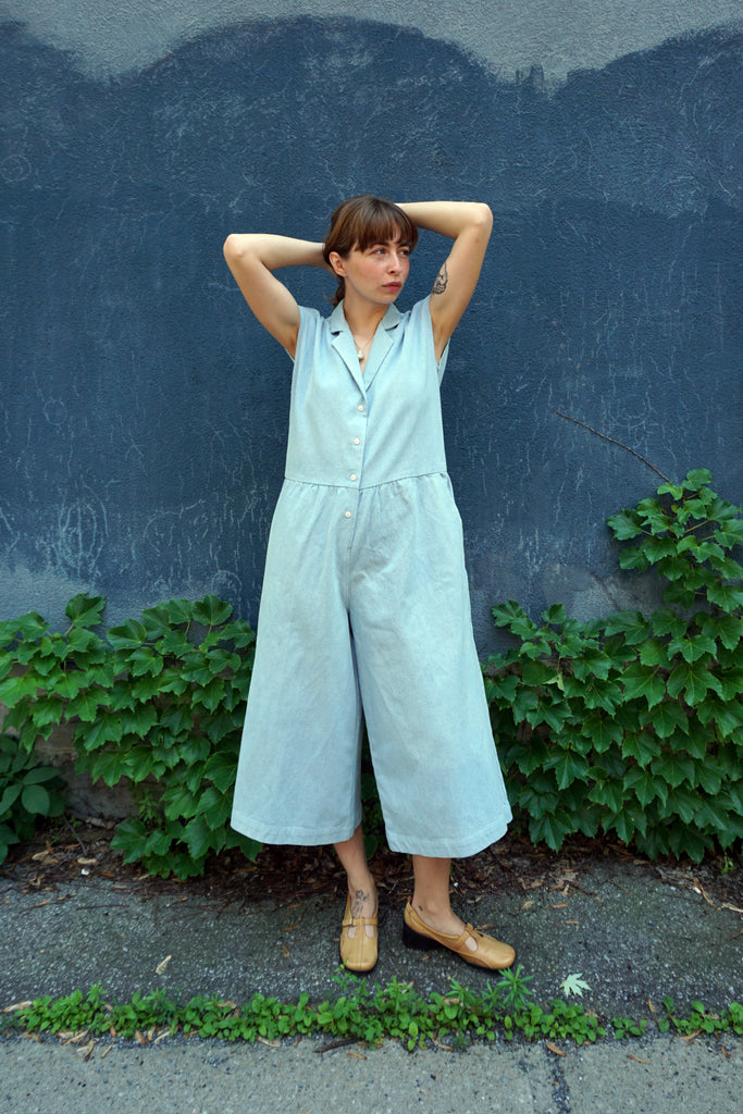AGNES JUMPSUIT - ICY DENIM