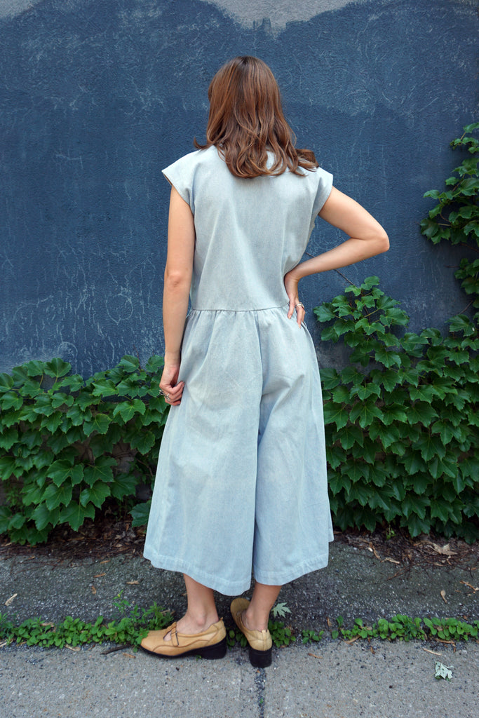 AGNES JUMPSUIT - ICY DENIM