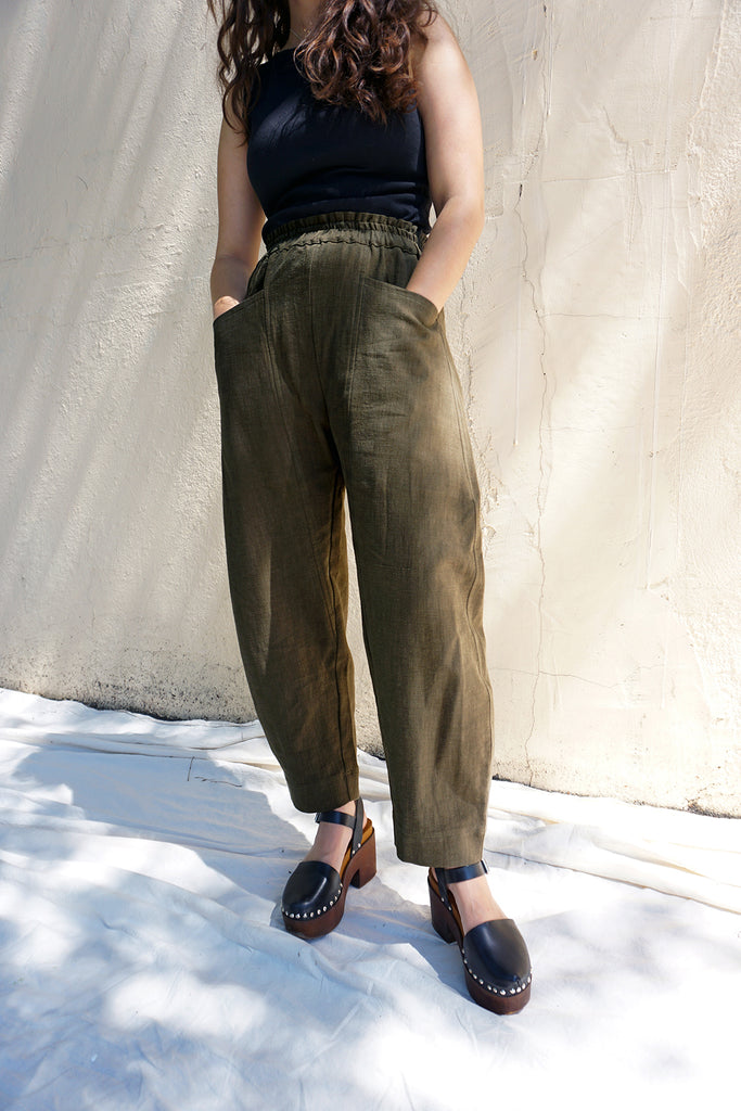 FLOR ARCA PANTS - OLIVE