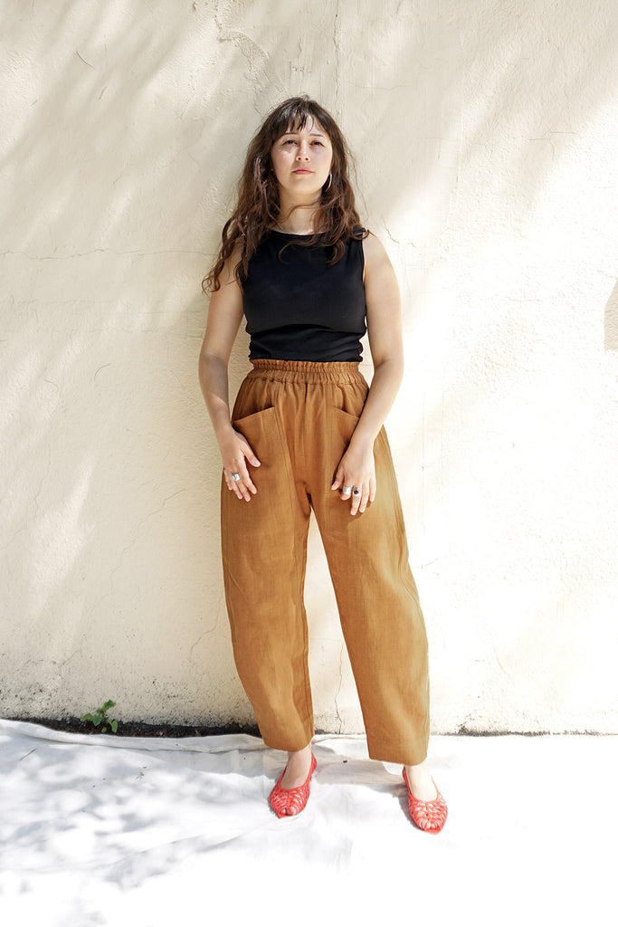 FLOR ARCA PANTS - CRÉME/GREIGE