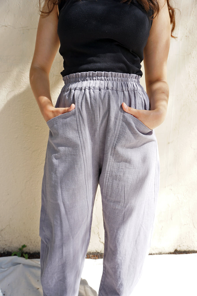 FLOR ARCA PANTS - MID-GREY