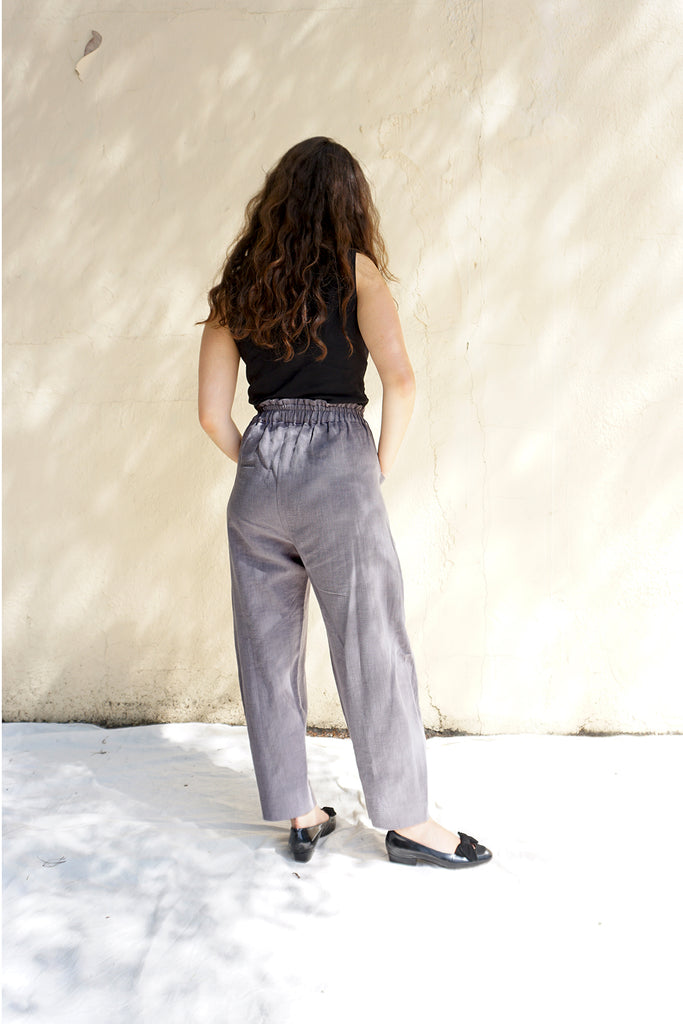 PANTALON FLOR ARCA - GRIS MOYEN