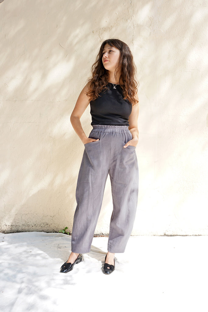 FLOR ARCA PANTS - CRÉME/GREIGE