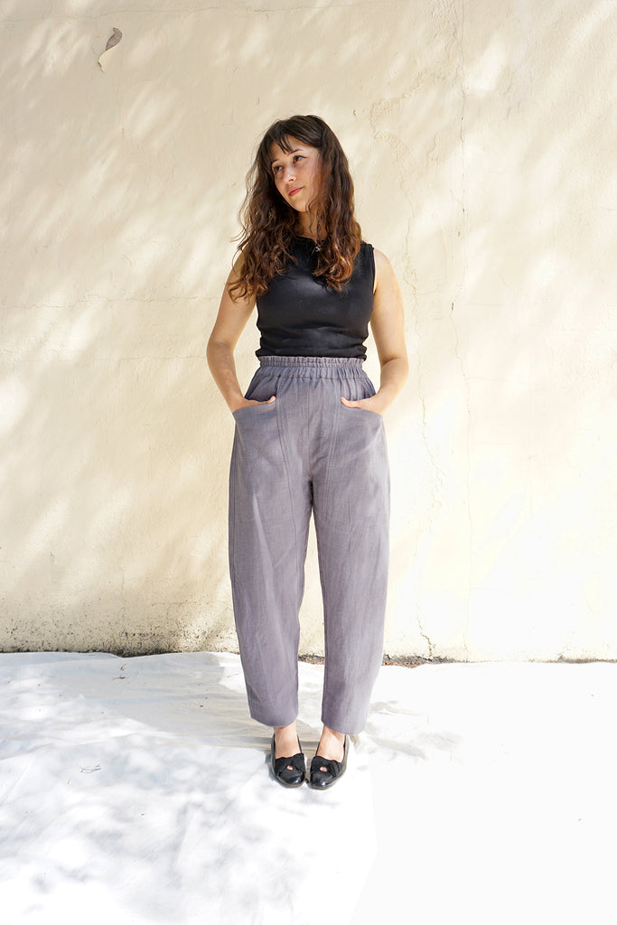 PANTALON FLOR ARCA - GRIS MOYEN