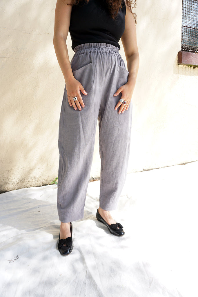 FLOR ARCA PANTS - MID-GREY