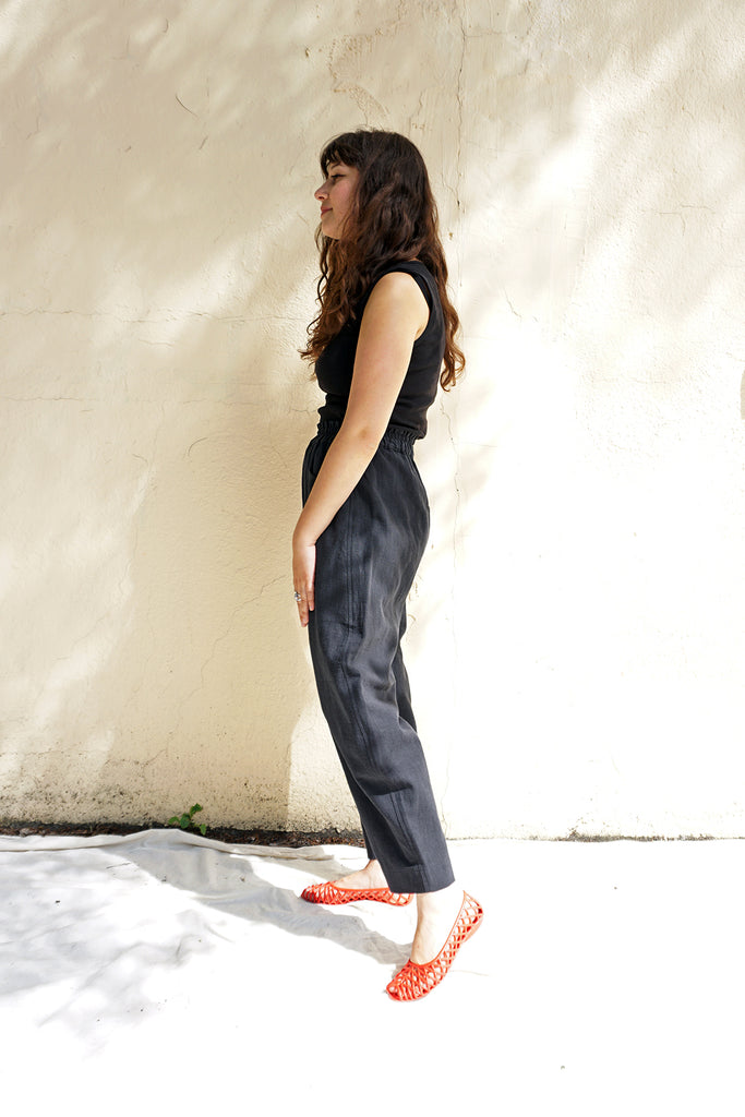 FLOR ARCA PANTS - SOFT BLACK