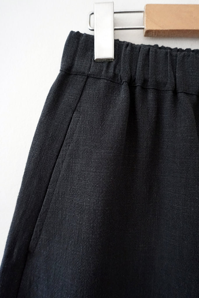 JUNOT PANTS - BLACK RAMIE