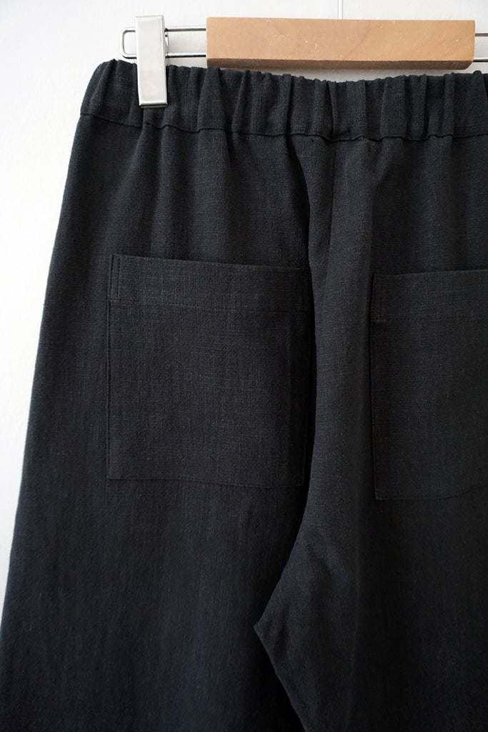 JUNOT PANTS - BLACK RAMIE