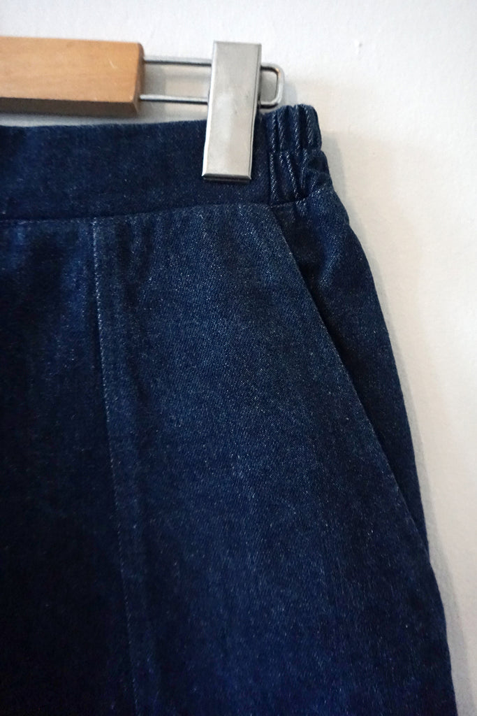 SAMPLE - DENIM FLAT-FRONT PANTS