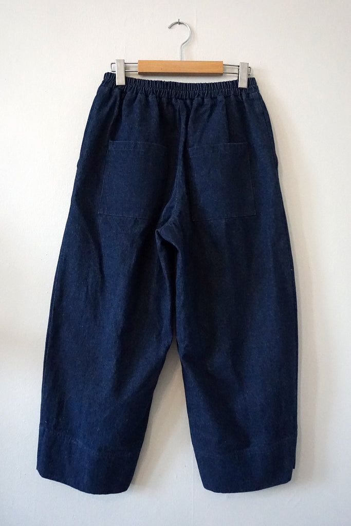 SAMPLE - DENIM FLAT-FRONT PANTS