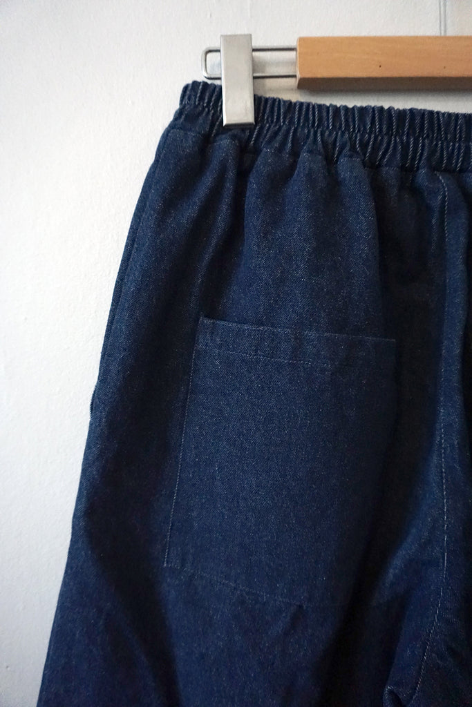 SAMPLE - DENIM FLAT-FRONT PANTS