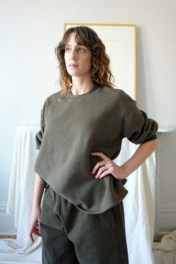 LEONA SWEATSHIRT OLIVE