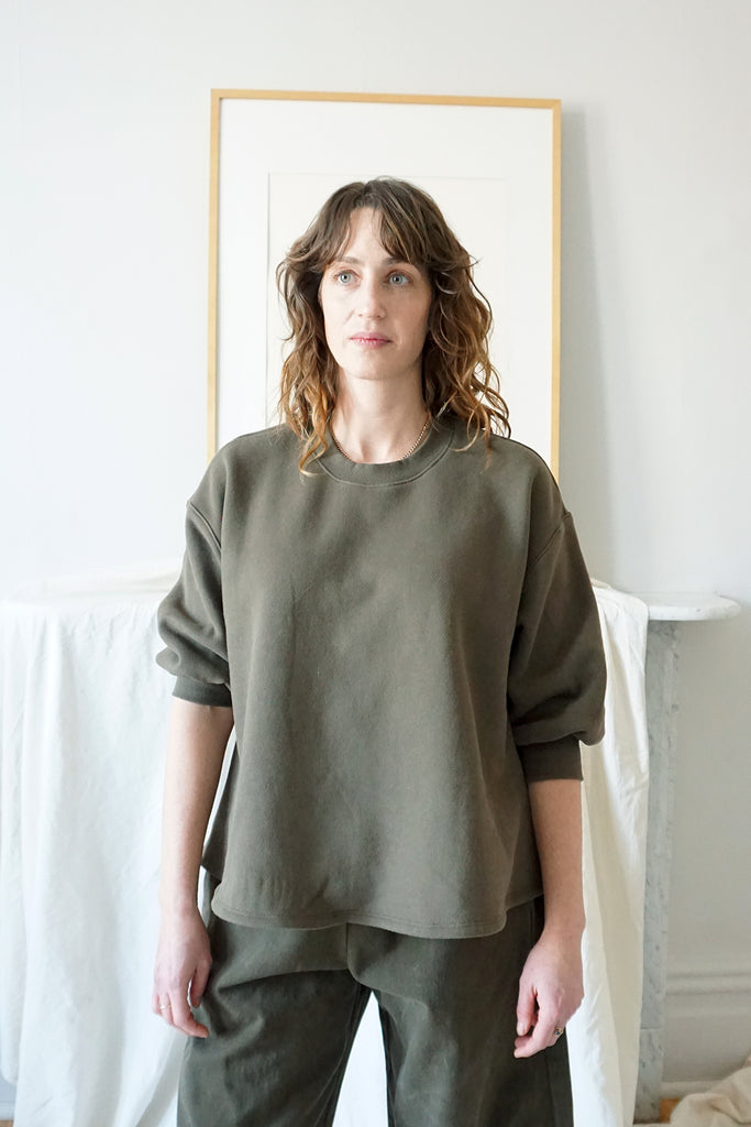 LEONA SWEATSHIRT OLIVE