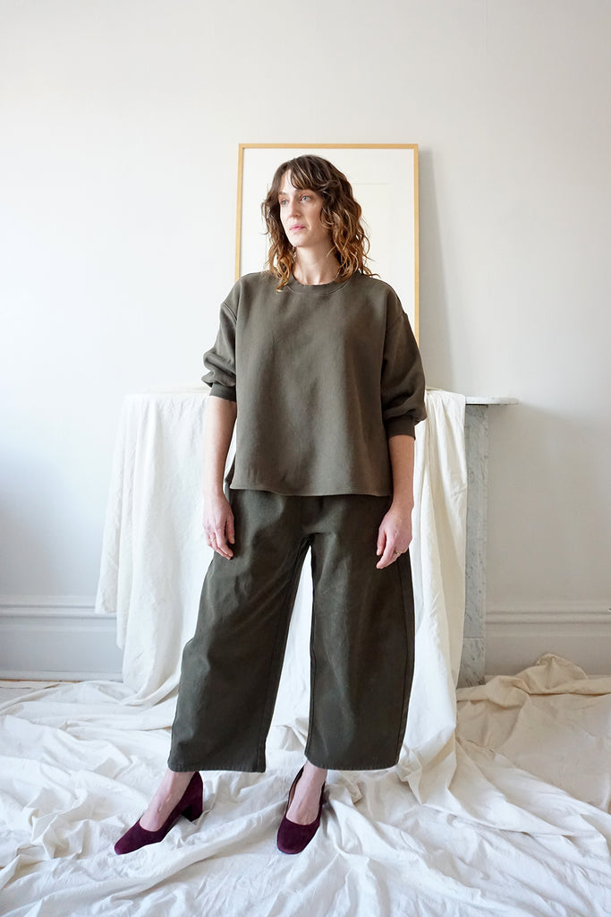 LEONA SWEATSHIRT OLIVE