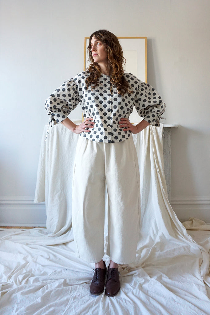 VICTORY BLOUSE - MOON DOT