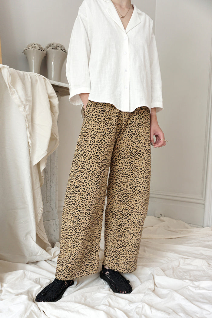 JUNOT PANTS BABY LEOPARD