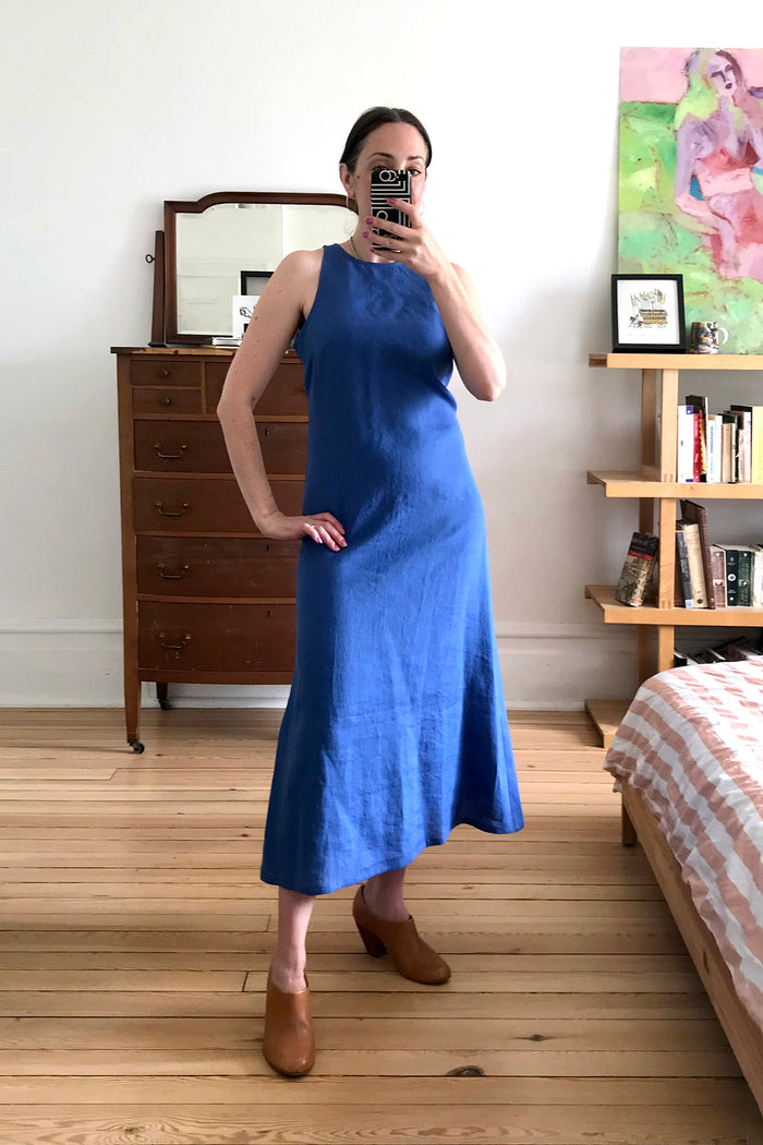 GWEN DRESS - TRUE BLUE